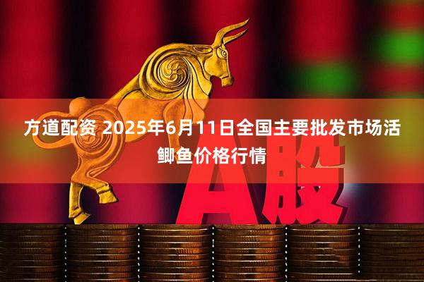 方道配资 2025年6月11日全国主要批发市场活鲫鱼价格行情